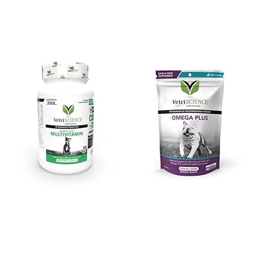 90 Tablets & 40 Chews Dog Multivitamin Skin Supplement C70193
