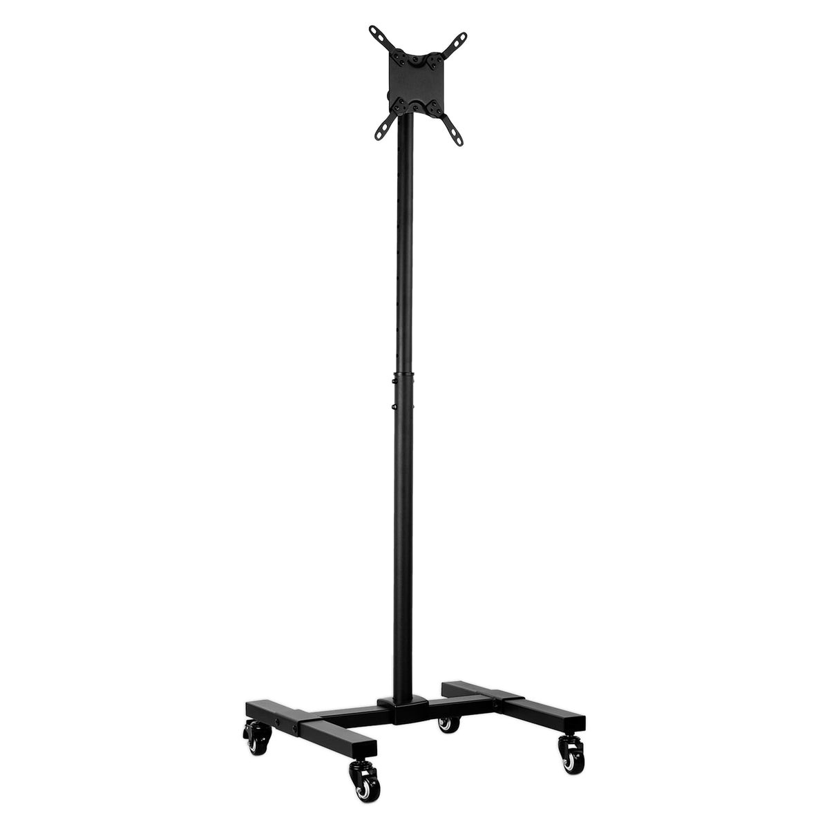 Black Mobile TV Stand with Locking Wheels R968