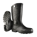 Black PVC Waterproof Steel Toe Rubber Boots X80224