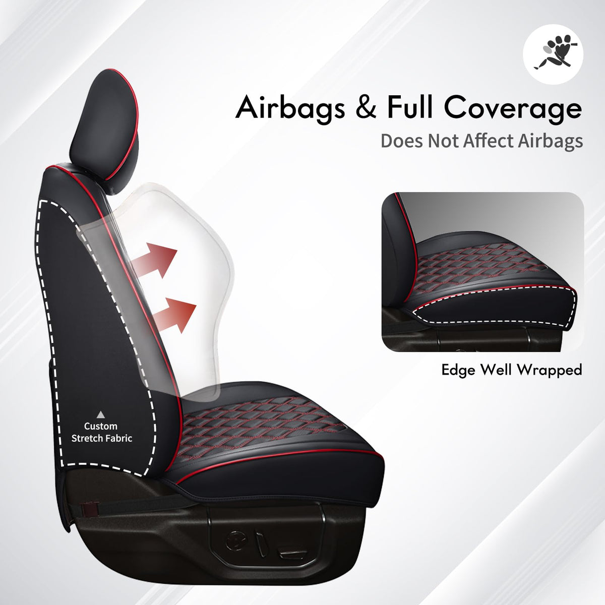 Seat Covers 4 Door Without Rear Cupholder X3963