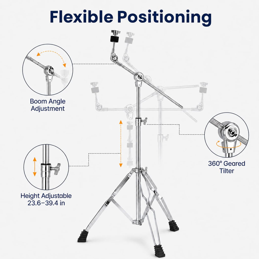 Adjustable Boom Cymbal Stand C8215