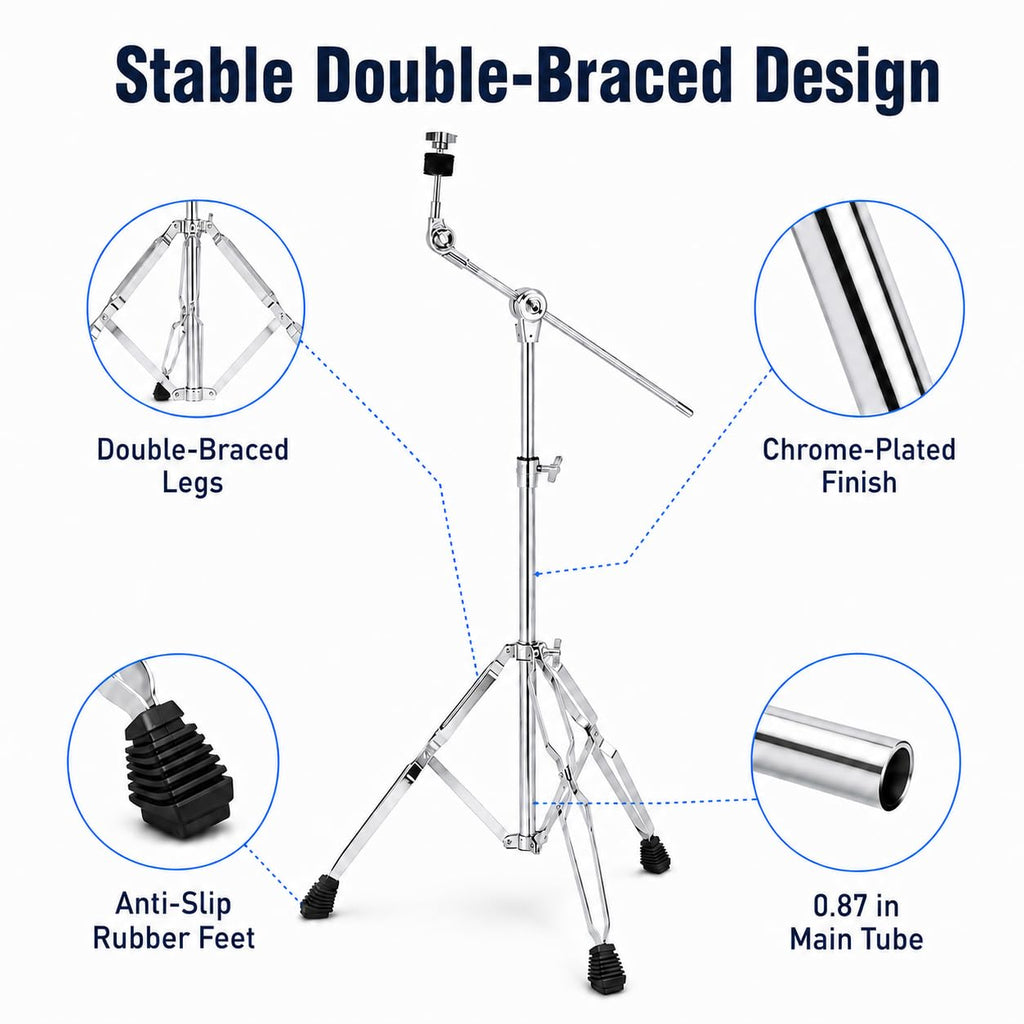 Adjustable Boom Cymbal Stand C8215