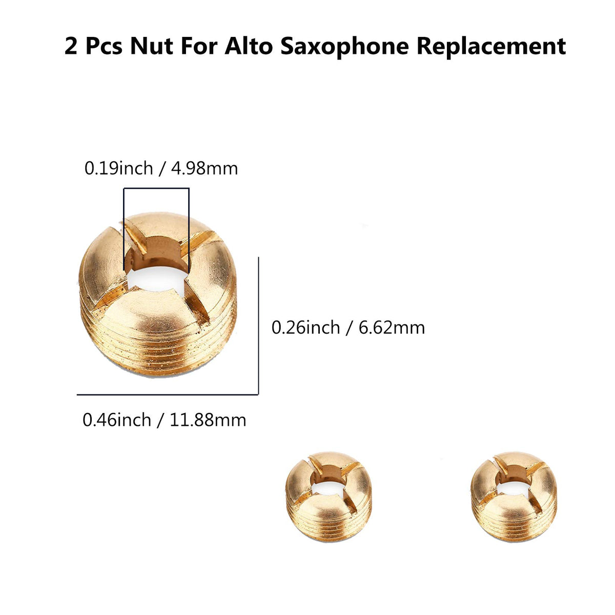 Alto Sax Repair Parts Screws and 25pcs Sax Pads E61583