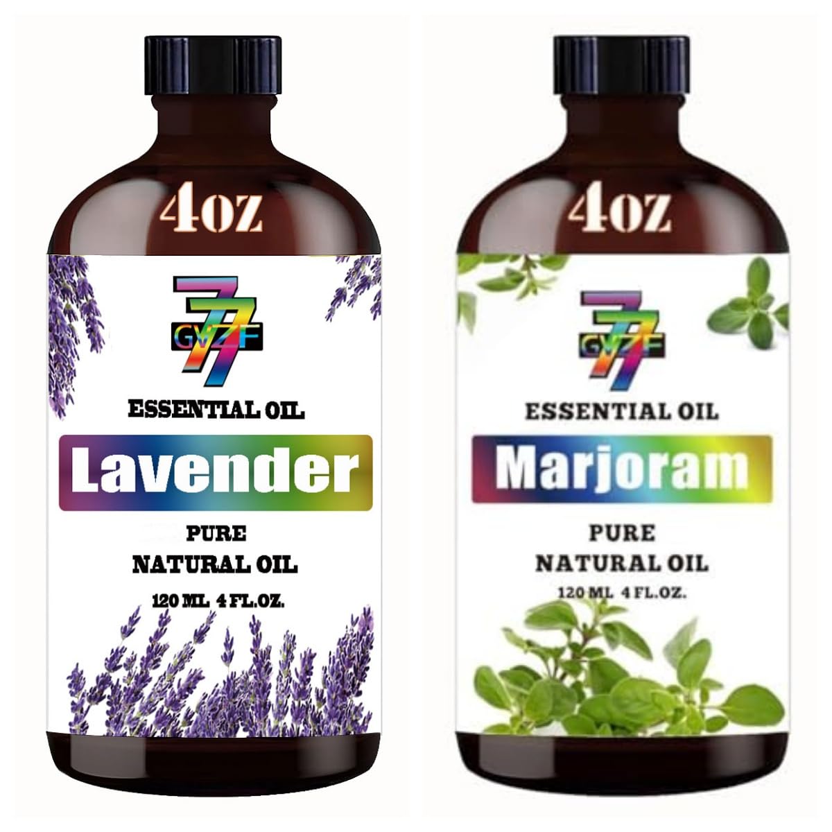 4 Fl Oz Lavender and Marjoram Essential Oil Sets D131734