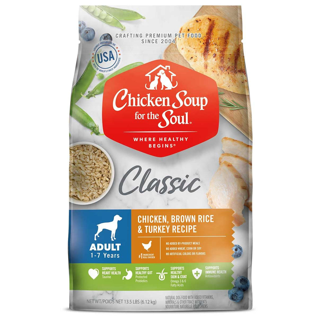 Chicken Brown Rice & Turkey Dry Dog Food 13.5lb I35110