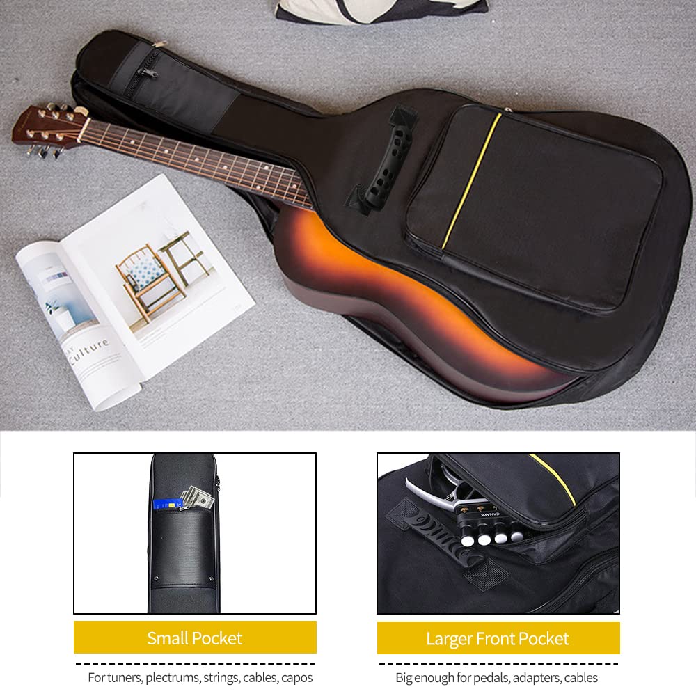 1/2/3 Pack 38-41 Inch Electric & Acoustic Guitar Bags N143