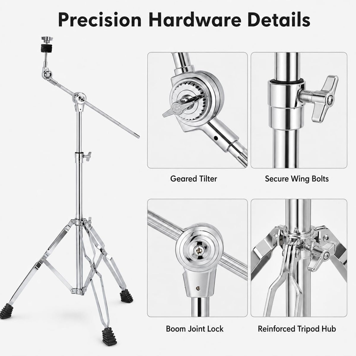 Adjustable Boom Cymbal Stand C8215