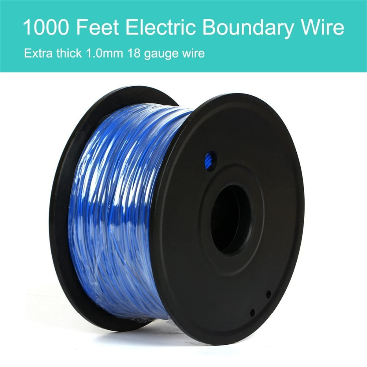 Electric Dog Fence, 984 Ft Wire, IP66 Waterproof Receiver D69065