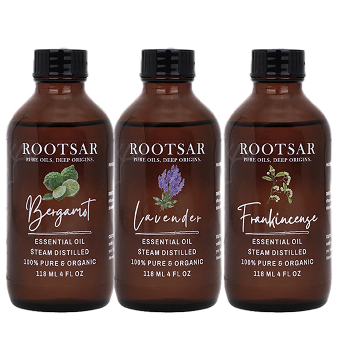 3 Pack Essential Oils 4 Fl Oz D74317