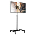 Black Mobile TV Stand with Locking Wheels R968