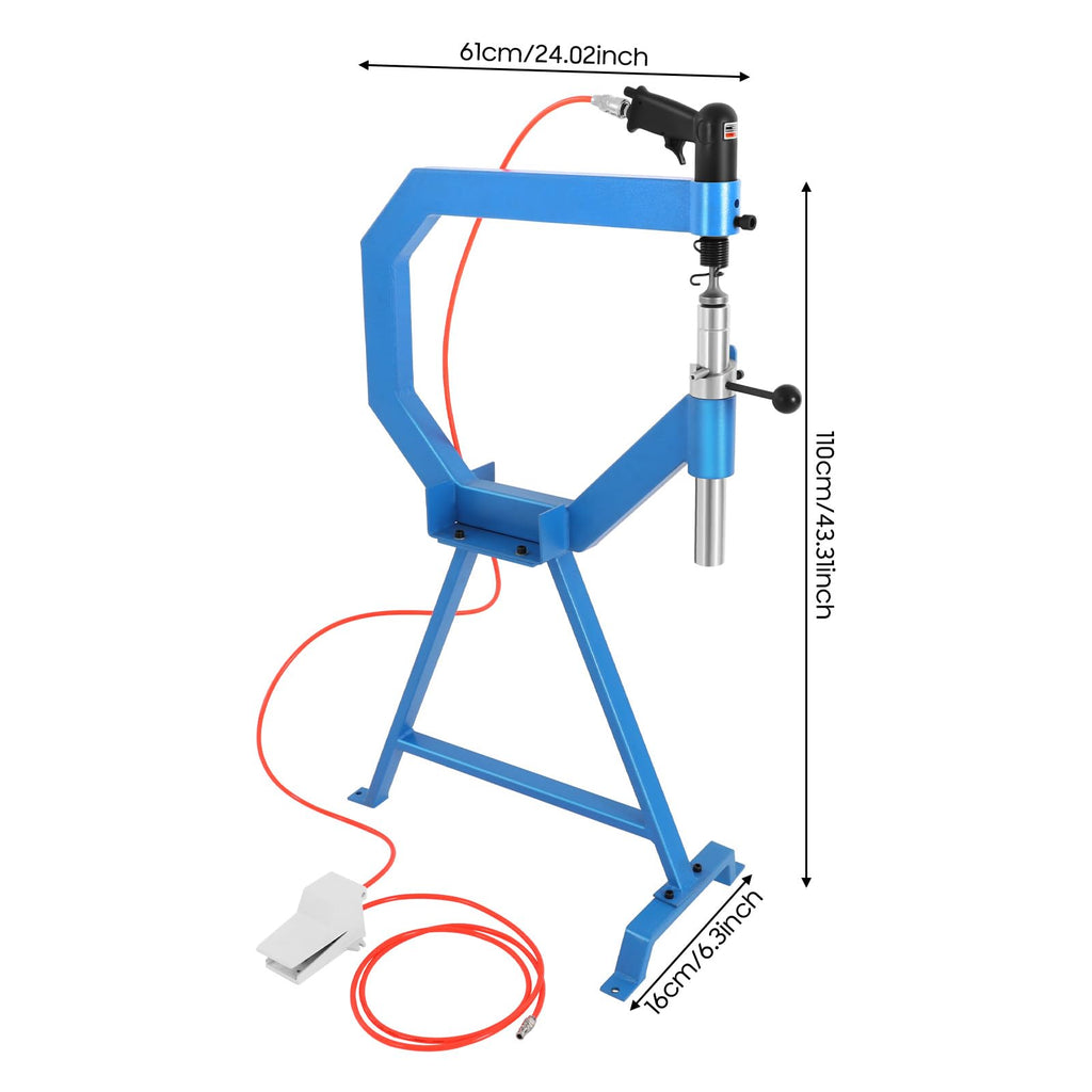 Pneumatic Planishing Hammer with Stand and Pedal D41418