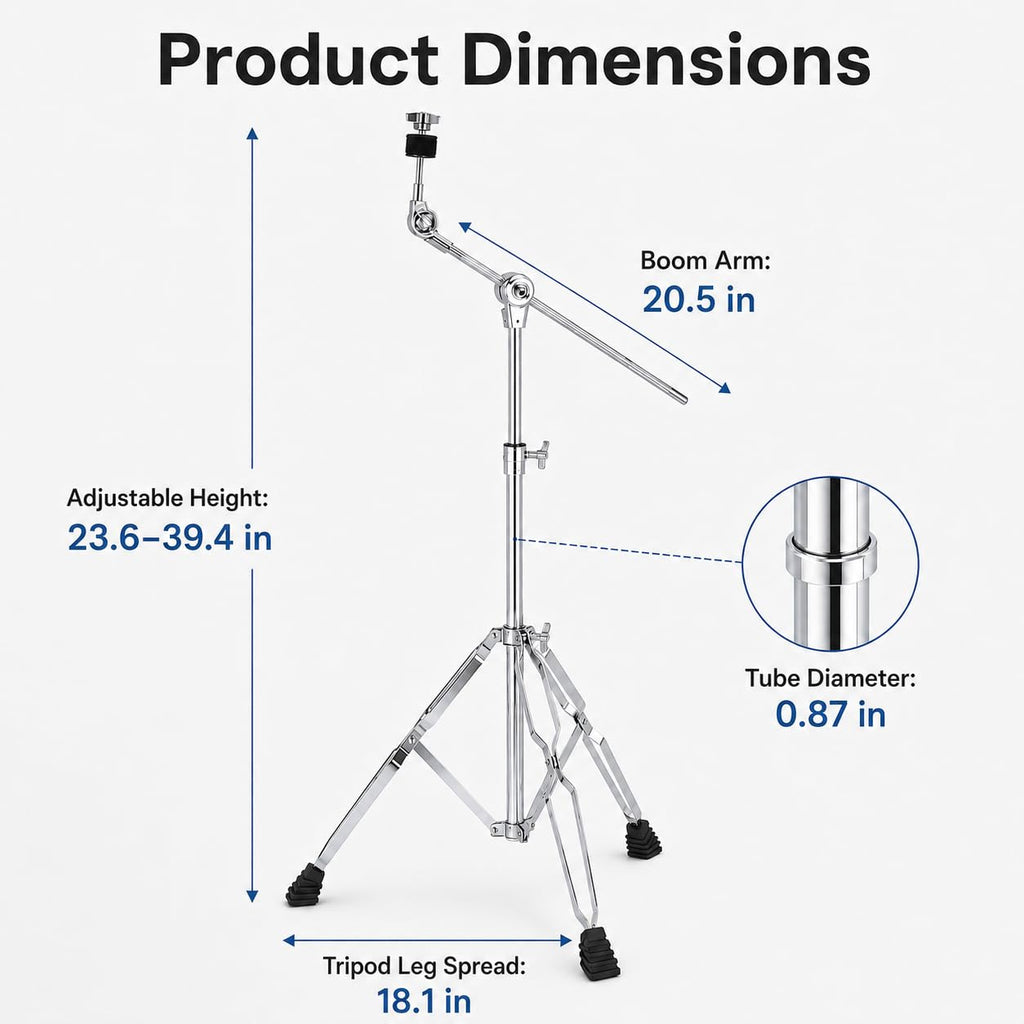 Adjustable Boom Cymbal Stand C8215