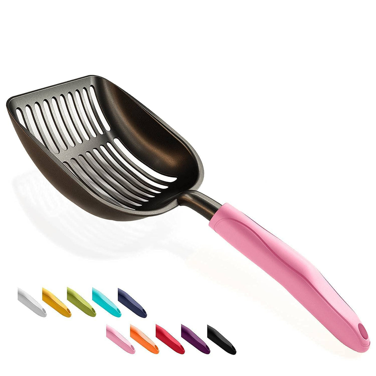 Non-Stick Aluminum Alloy Cat Litter Scoop with Long Handle K71407