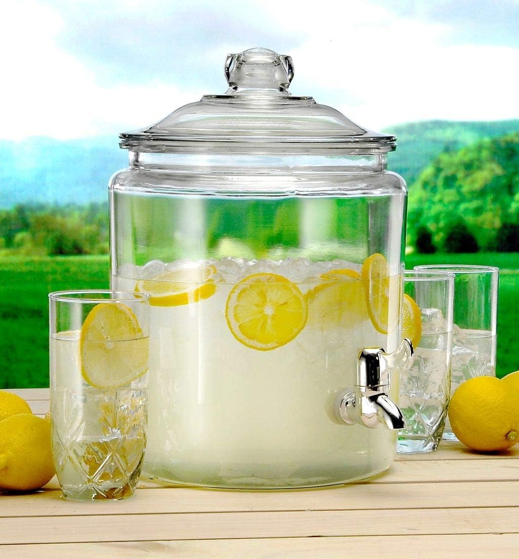 Glass Drink Dispenser 2 Gallon U645477