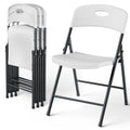4 Pack Heavy Duty Plastic Folding Chair H4977