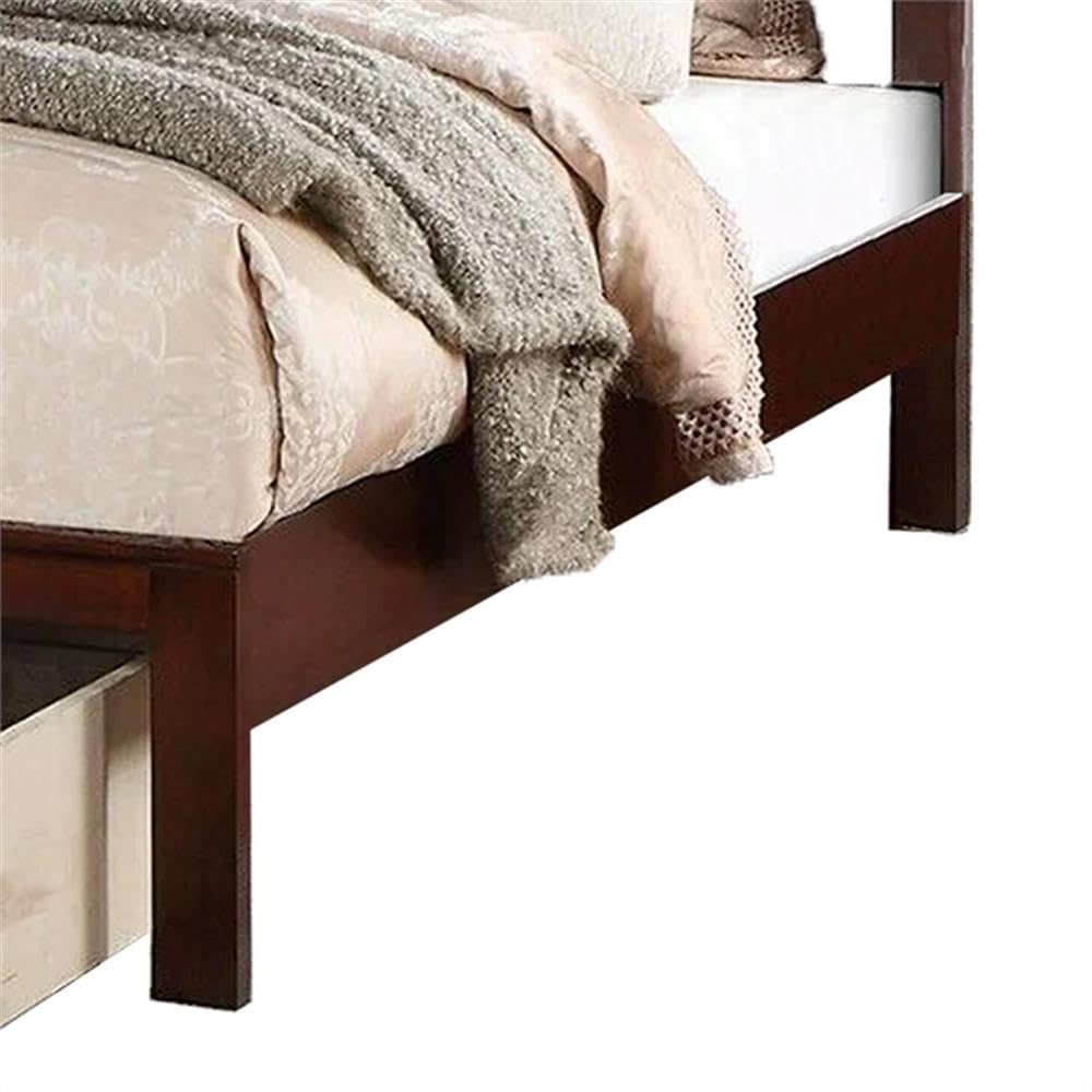 California King Panel Bed with Storage Drawers T339