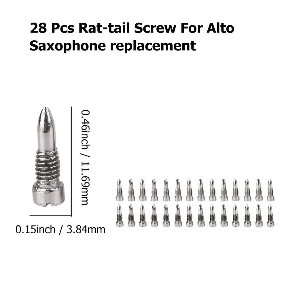 Alto Sax Repair Parts Screws and 25pcs Sax Pads E61583