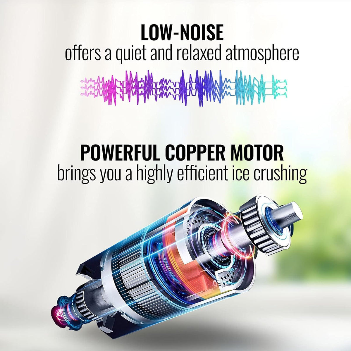110V 300W Stainless Steel Electric Ice Crusher S210517