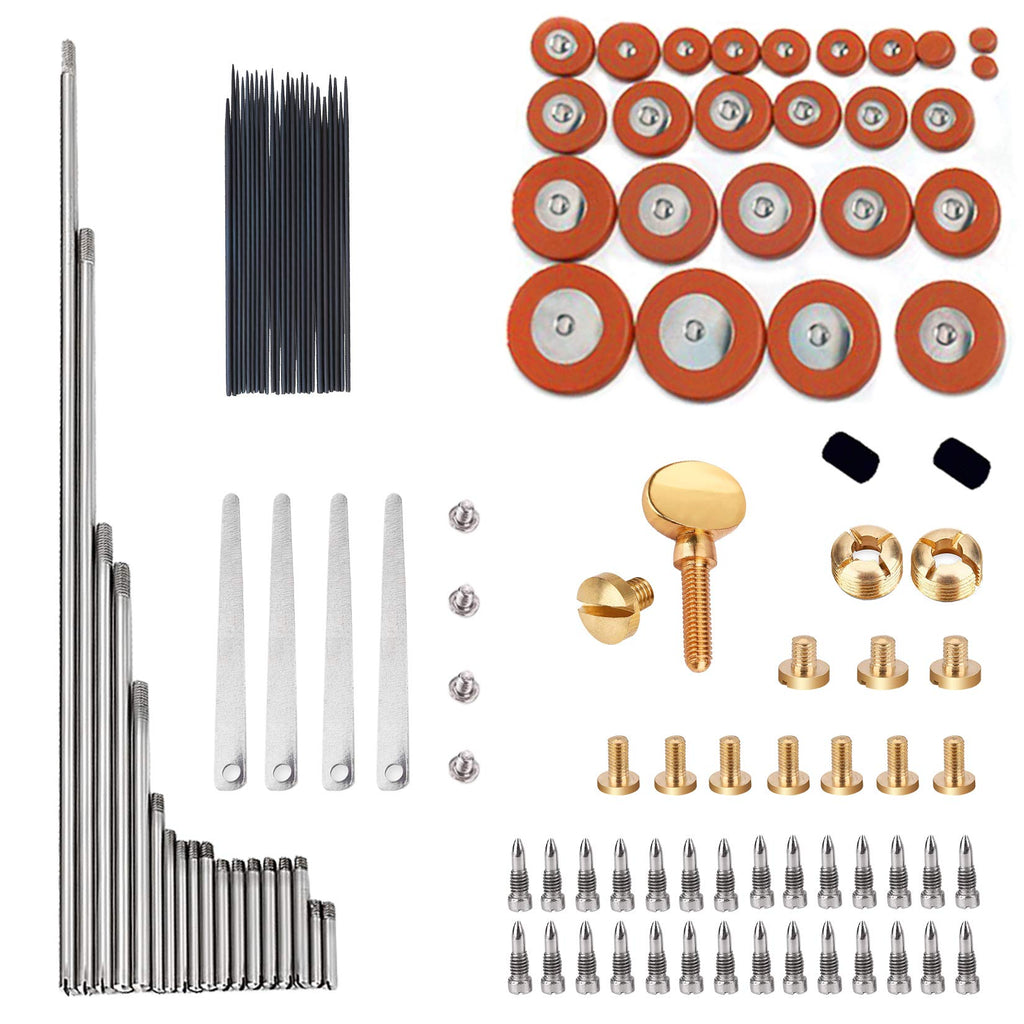 Alto Sax Repair Parts Screws and 25pcs Sax Pads E61583