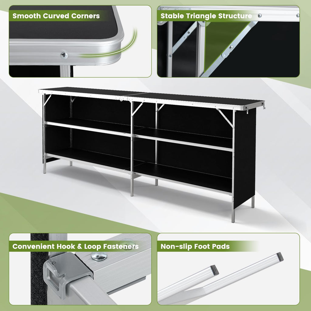 Folding Picnic Table with Carry Bag U37949