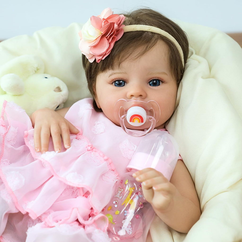 20 Inch Lifelike Reborn Baby Doll Girl with Soft Weighted Body K544201