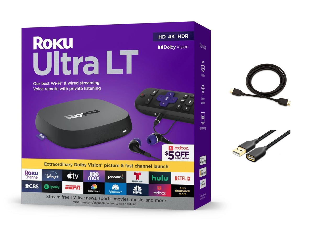 4K HDR Streaming Device with Voice Remote and HDMI Cable V17037