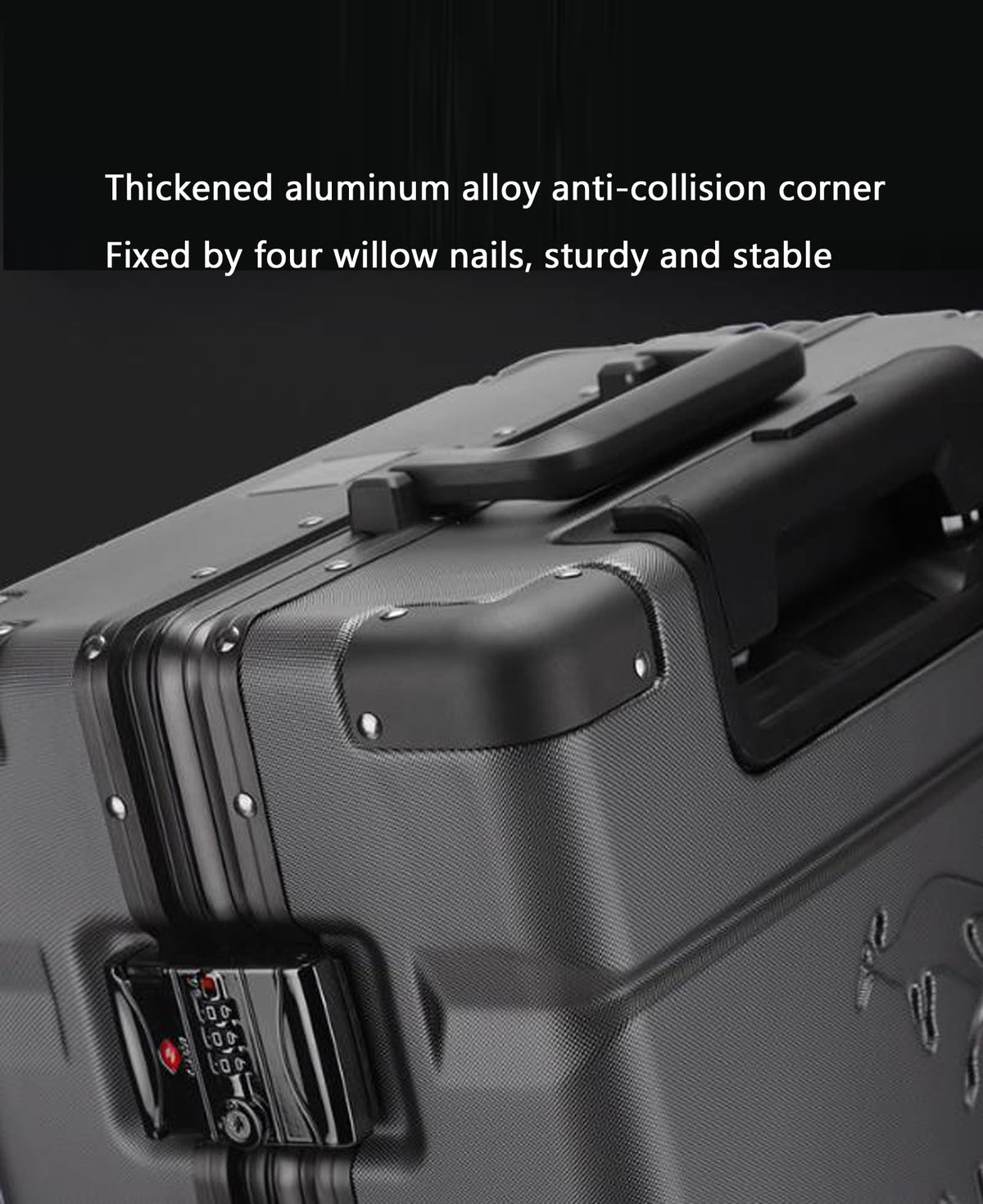 White Hard Shell Carry on Luggage G440
