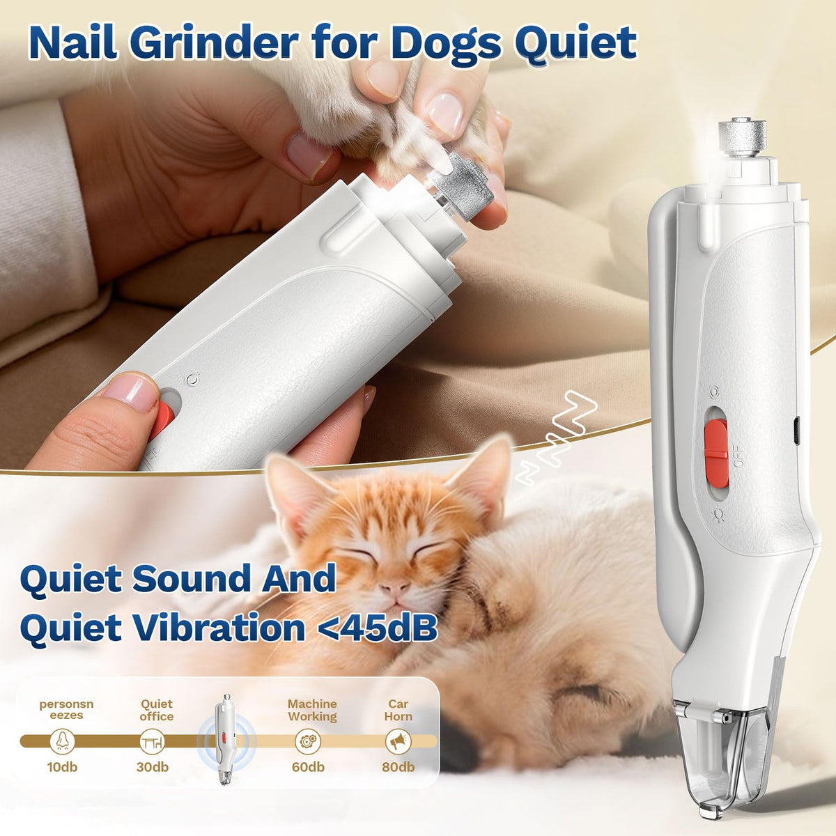 2-in-1 Dog & Cat Nail Clippers and Grinder B8173