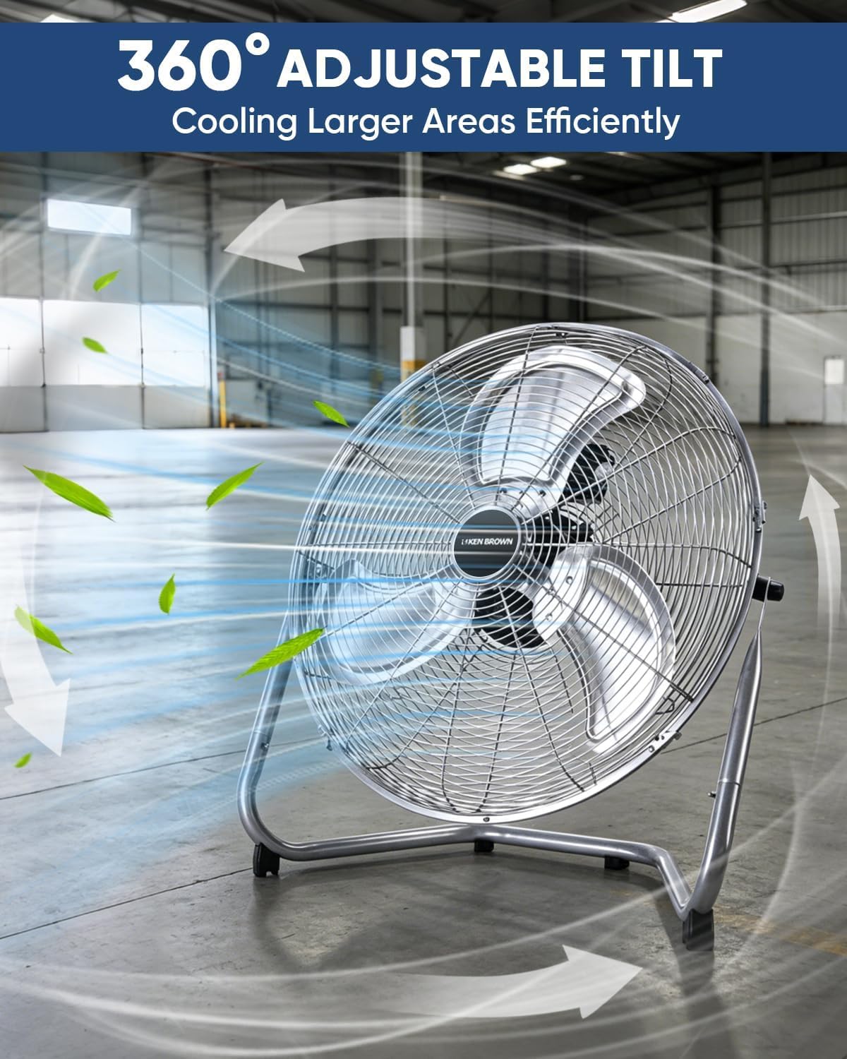 20 Inch 3 Speeds High Velocity Box Fan J362637