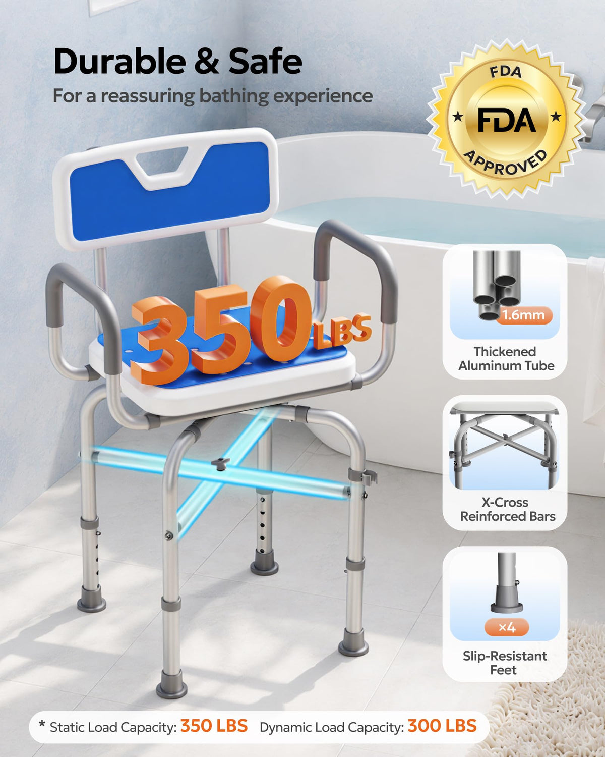 360° Swivel Shower Chair C7159