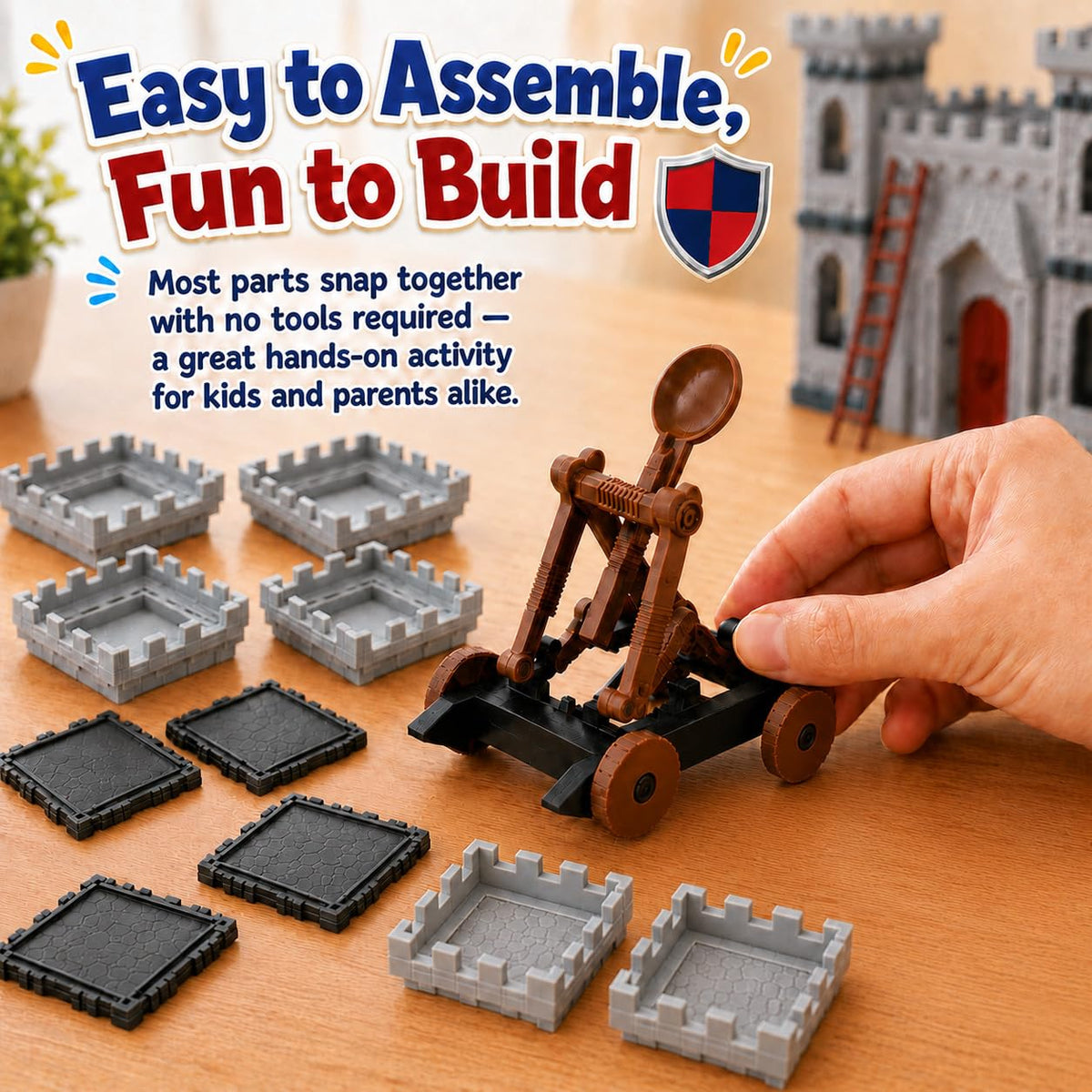 Medieval Castle Toy Knights Army Men Playset F8007