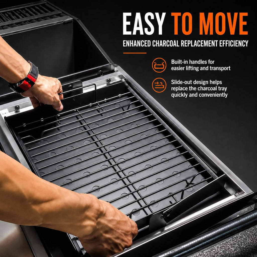 Charcoal Grill Tray J194326