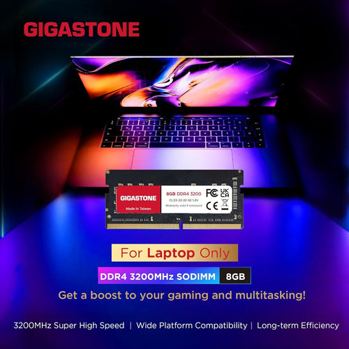 16GB Kit 2x8GB DDR4 3200MHz SODIMM 260 Pin Laptop Memory L984225