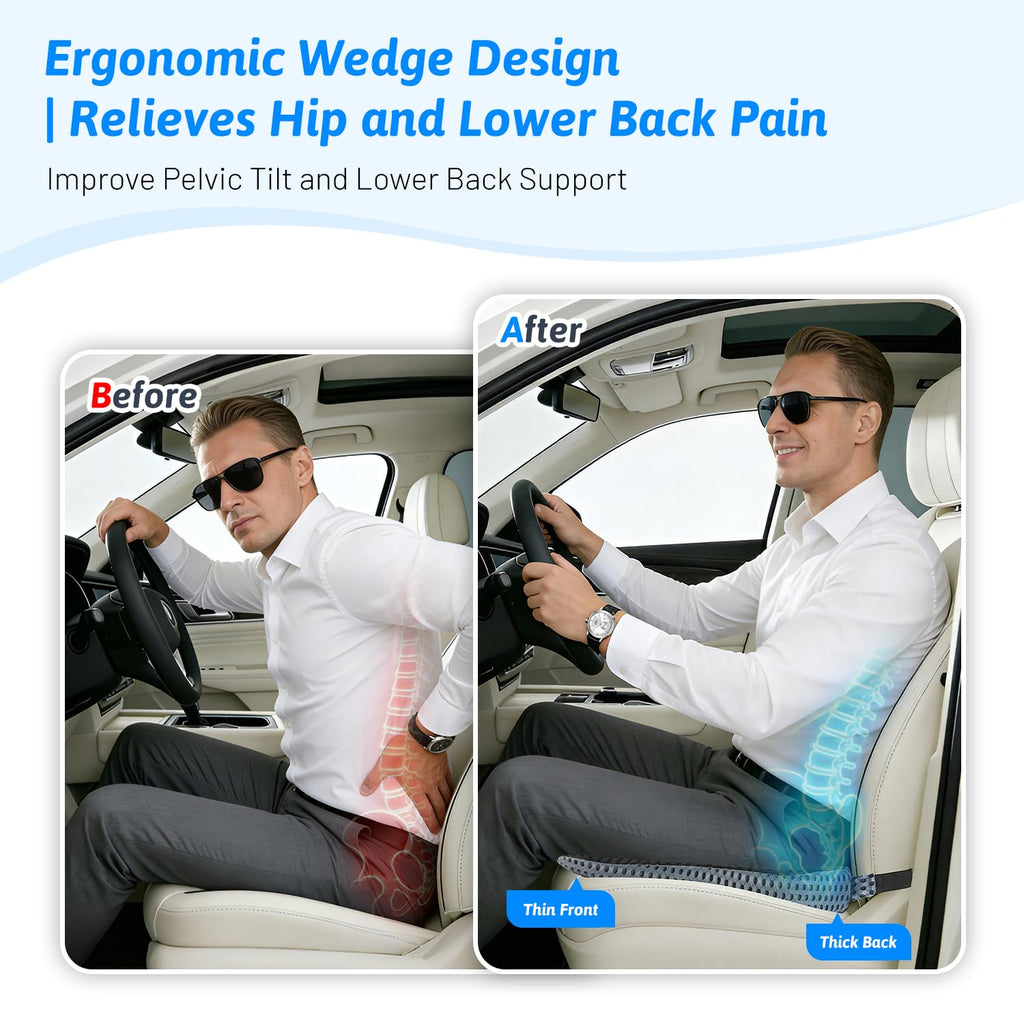 Wedge Car Seat Cushion B525