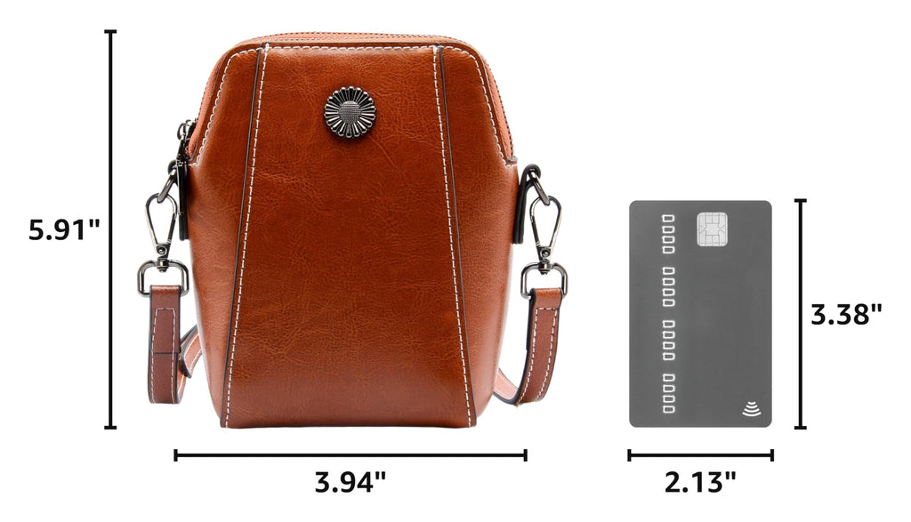 Small Genuine Leather Crossbody Bags U109463
