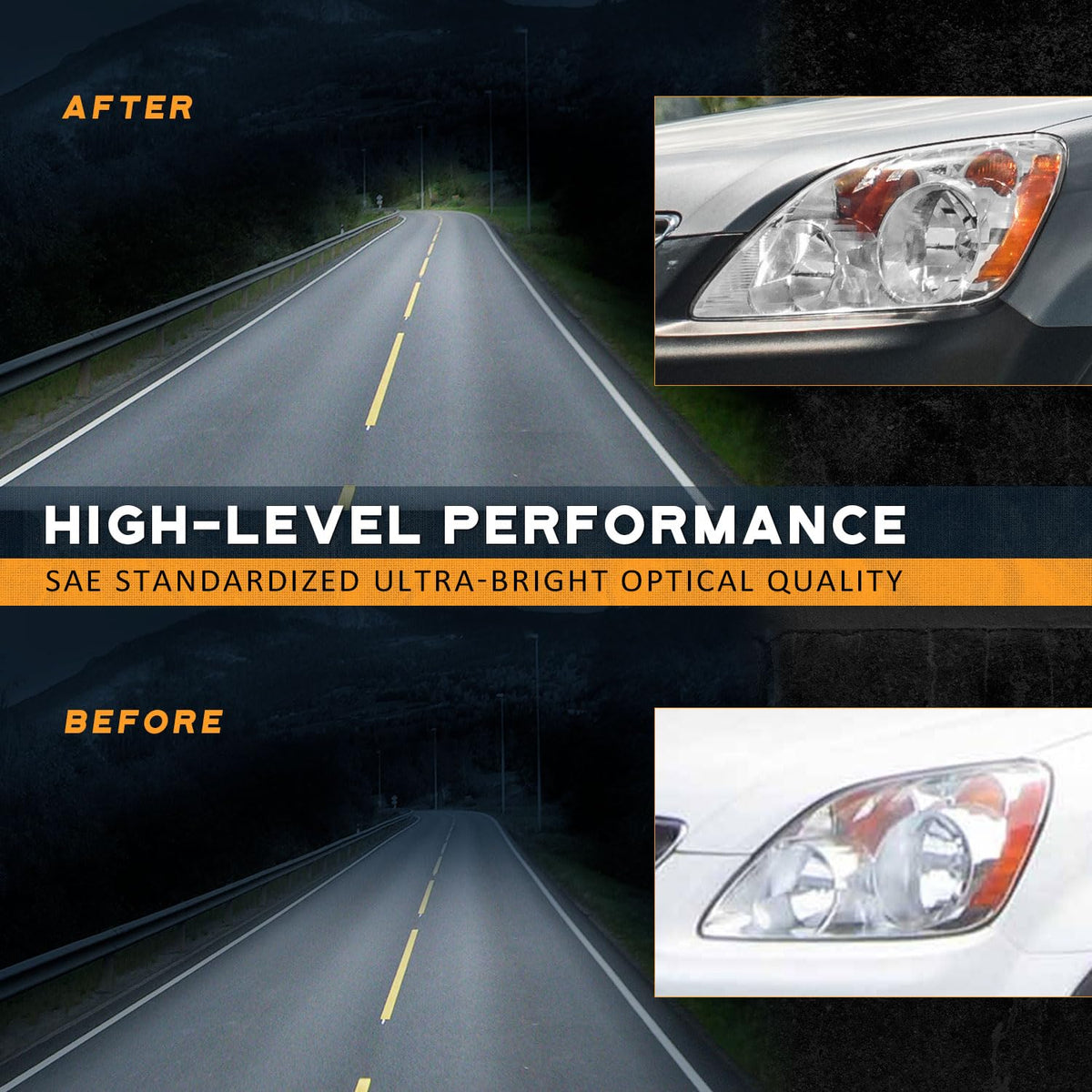 Headlights for 2005-2006 Honda CRV O689087