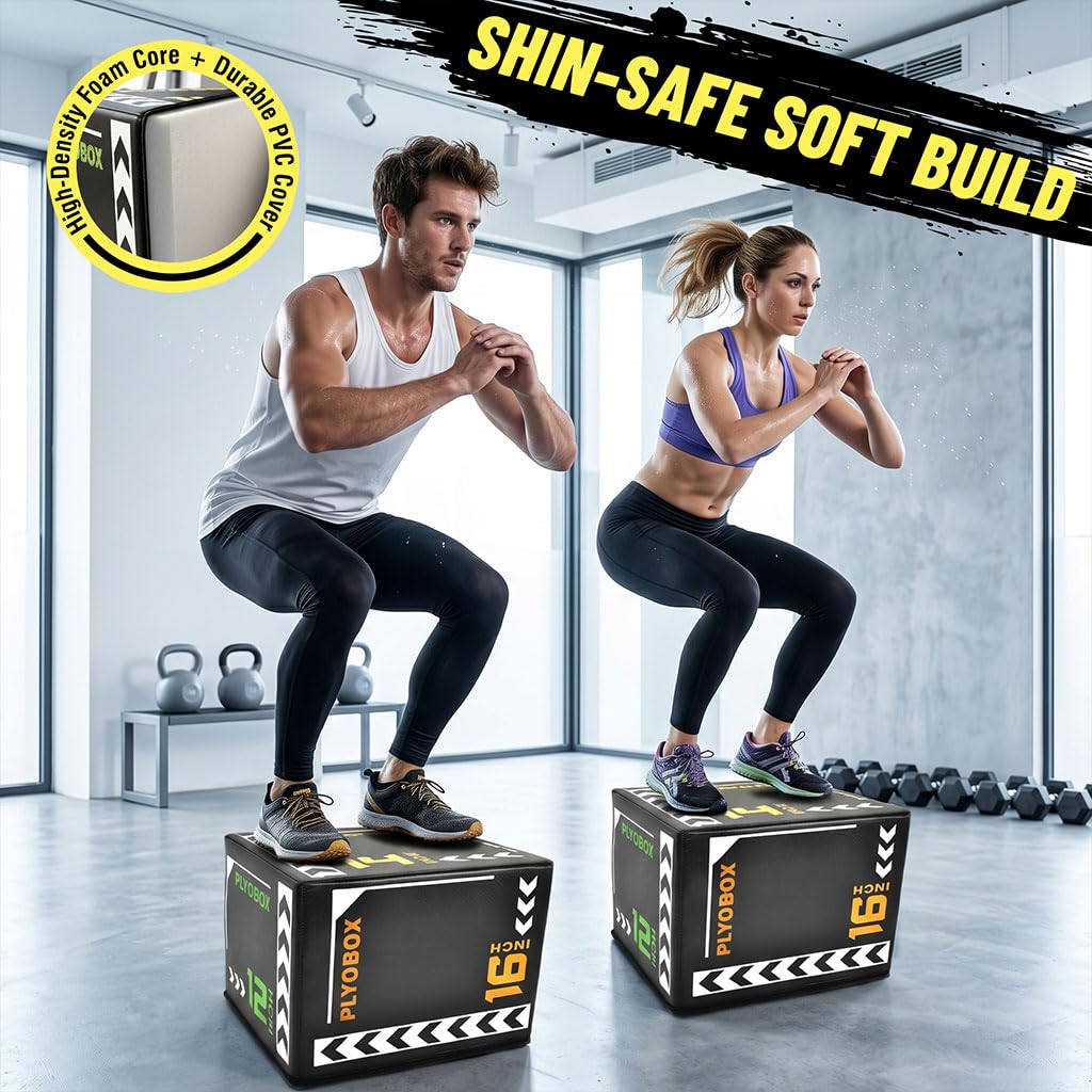 3-in-1 Foam Plyo Box 20/24/30 Inch H26440