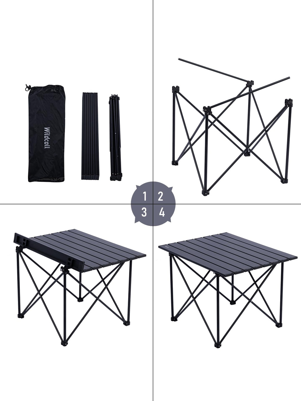 Ultralight Compact Aluminum Folding Camping Table R47366