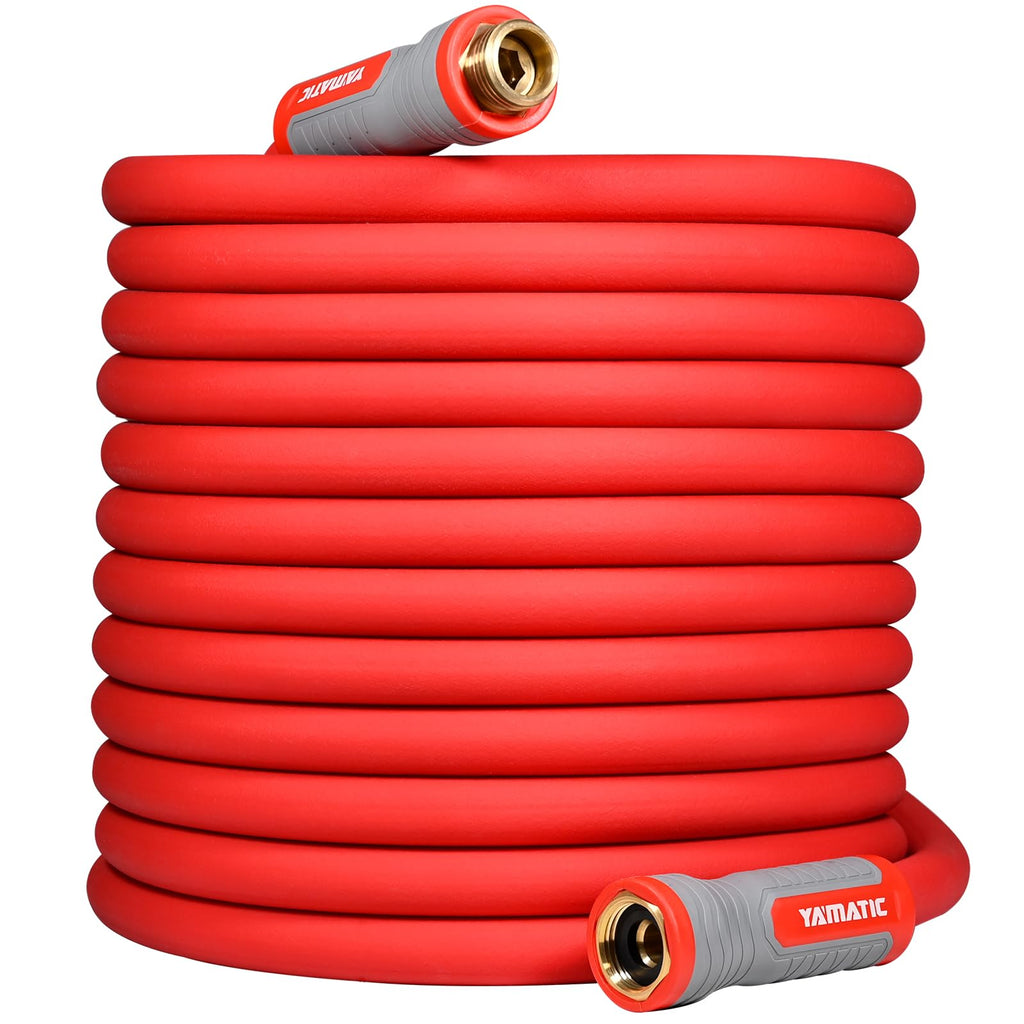 100FT 5/8" Garden Hose Brass Swivel Handle 600 PSI D189844
