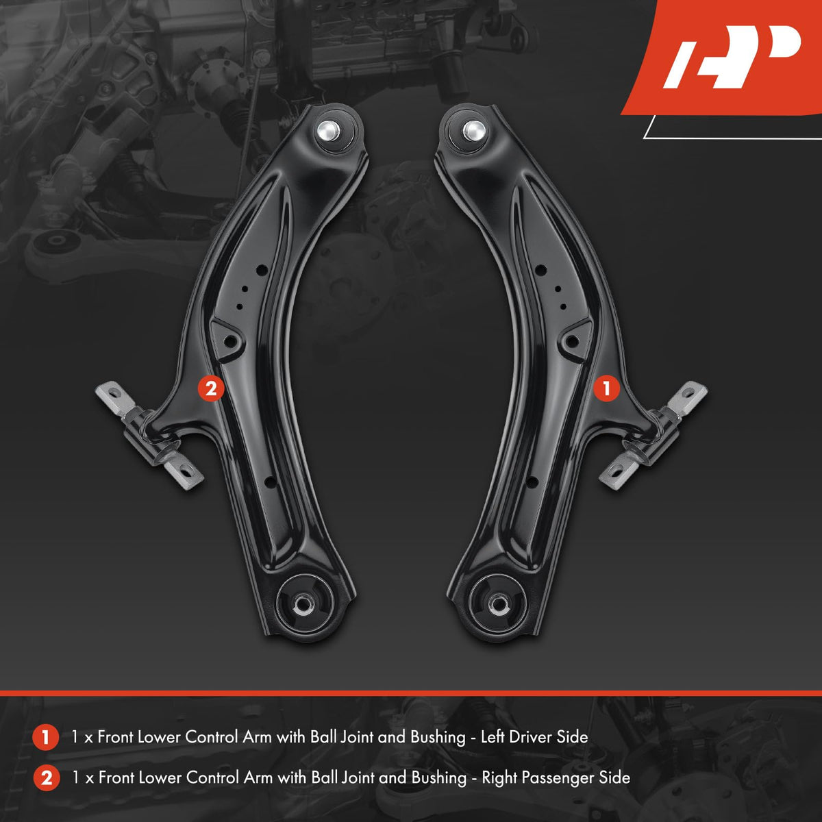 Front Lower Control Arm with Ball Joint & Bushing X7913
