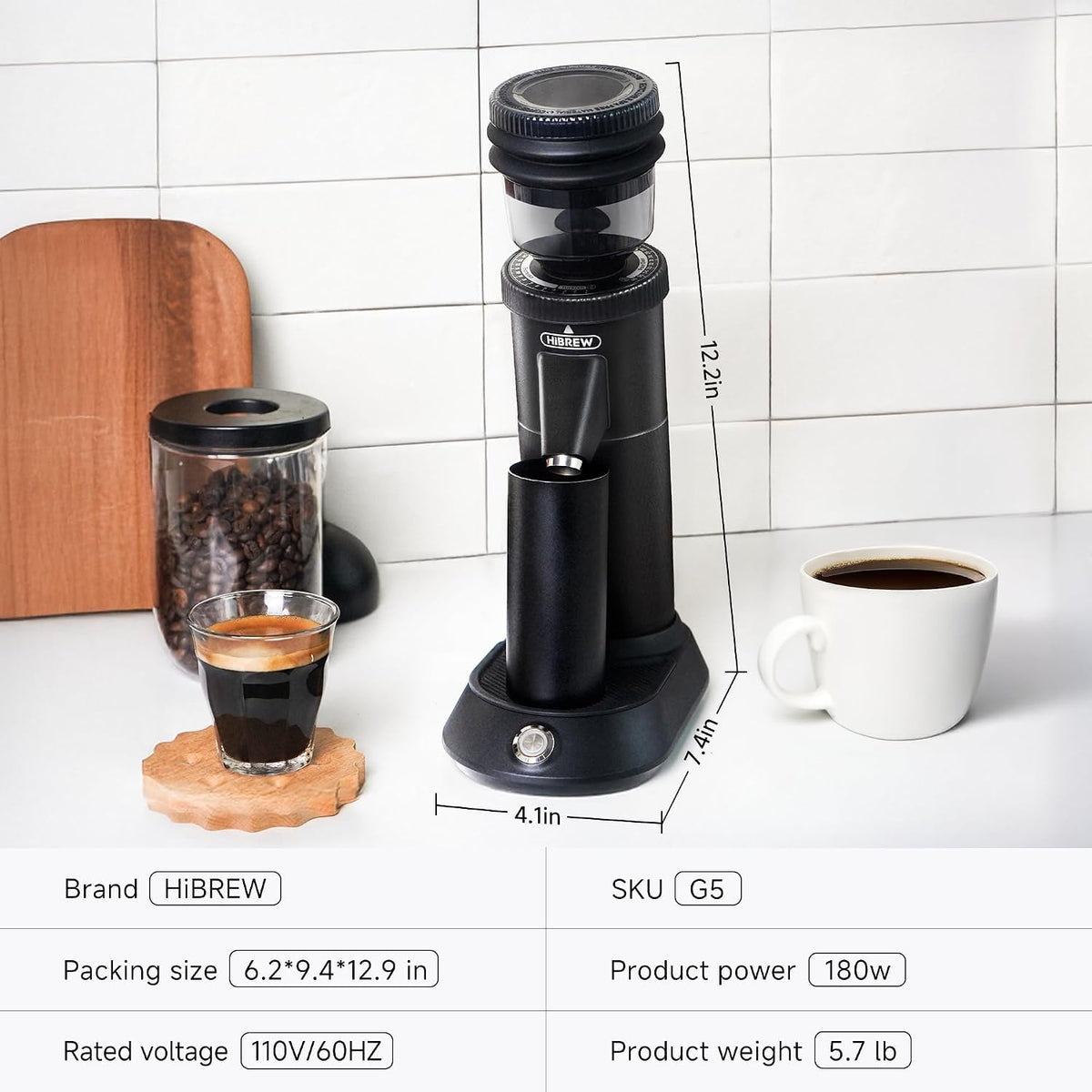 Electric Burr Coffee Grinder G721