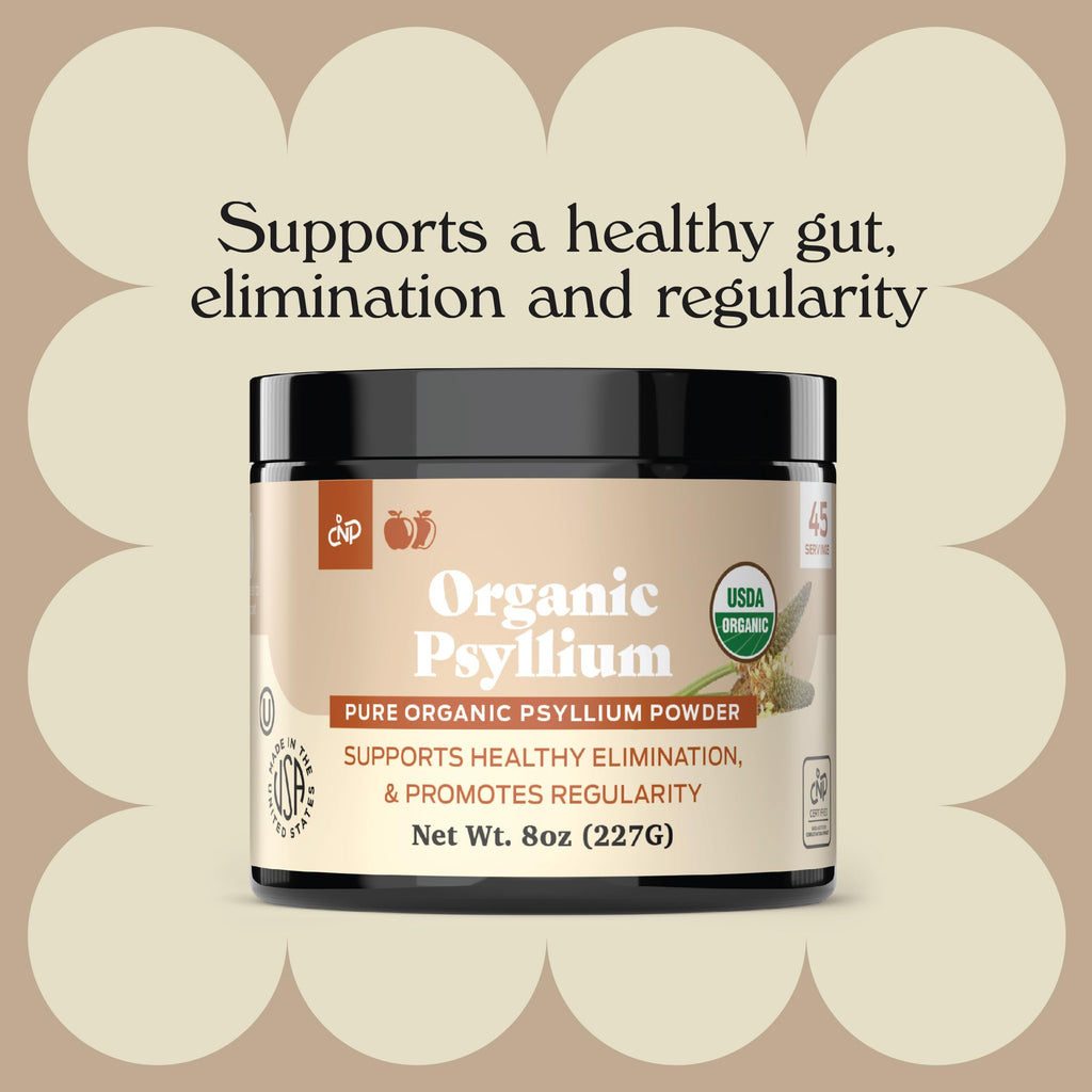 Organic Psyllium Husk Powder 10oz Unflavored Fiber Supplement A999