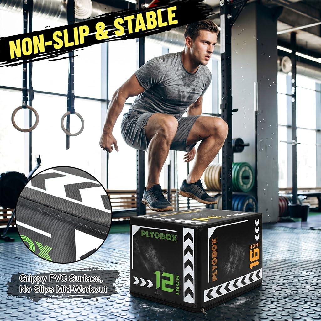 3-in-1 Foam Plyo Box 20/24/30 Inch H26440