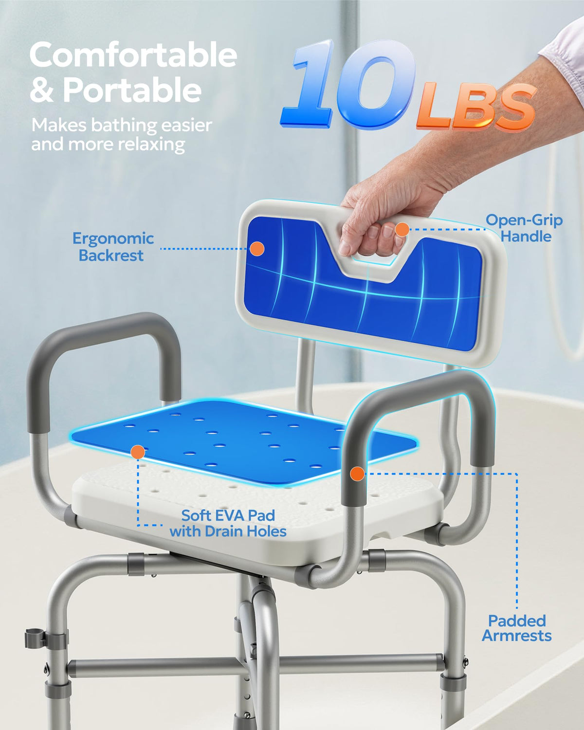 360° Swivel Shower Chair C7159