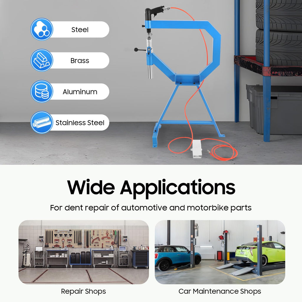 Pneumatic Planishing Hammer with Stand and Pedal D41418