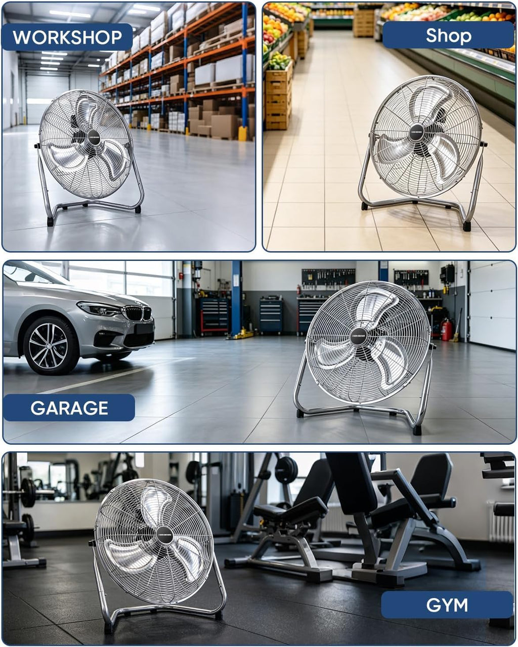 20 Inch 3 Speeds High Velocity Box Fan J362637