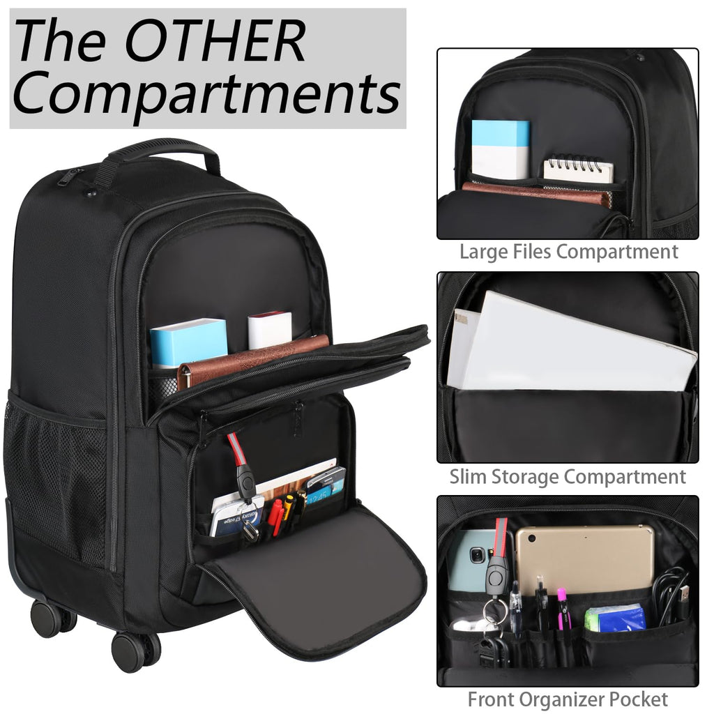 Rolling Backpack with 4 Wheels G29020
