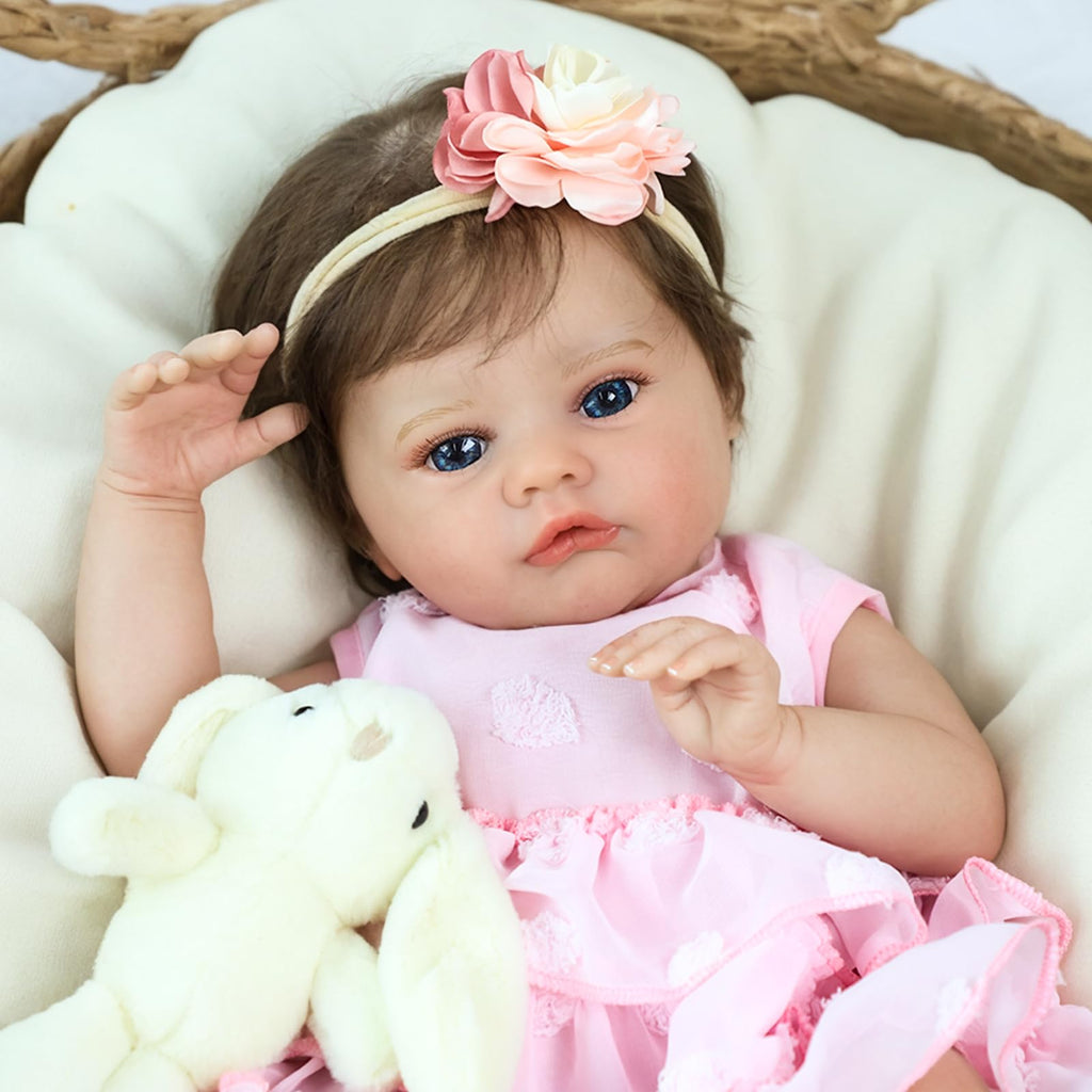 20 Inch Lifelike Reborn Baby Doll Girl with Soft Weighted Body K544201