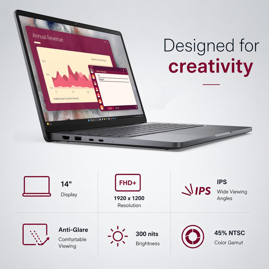 14" FHD+ Intel Core 5 16GB 512GB SSD Laptop Y3564