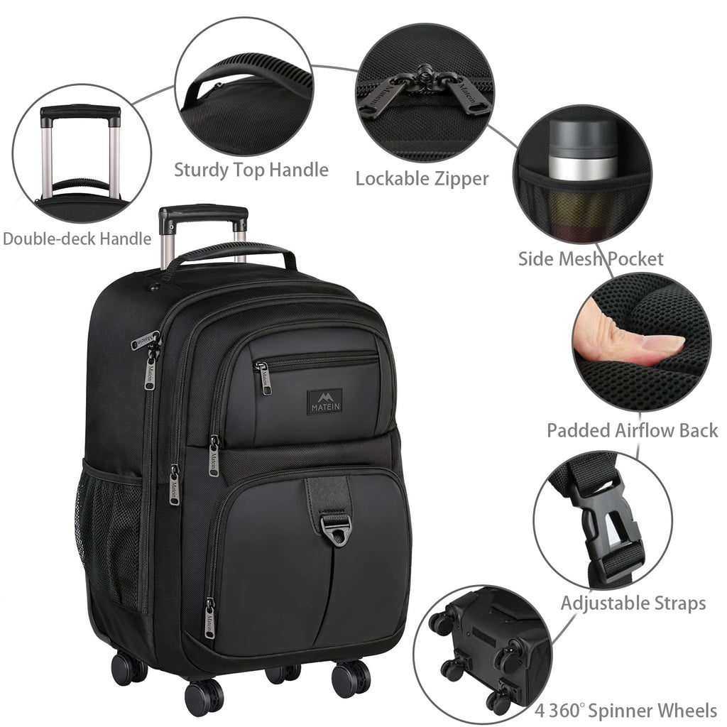 Rolling Backpack with 4 Wheels G29020